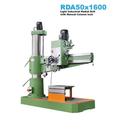 50X1600 RADIAL DRILL - LIGHT INDUSTRIAL FOR WEB